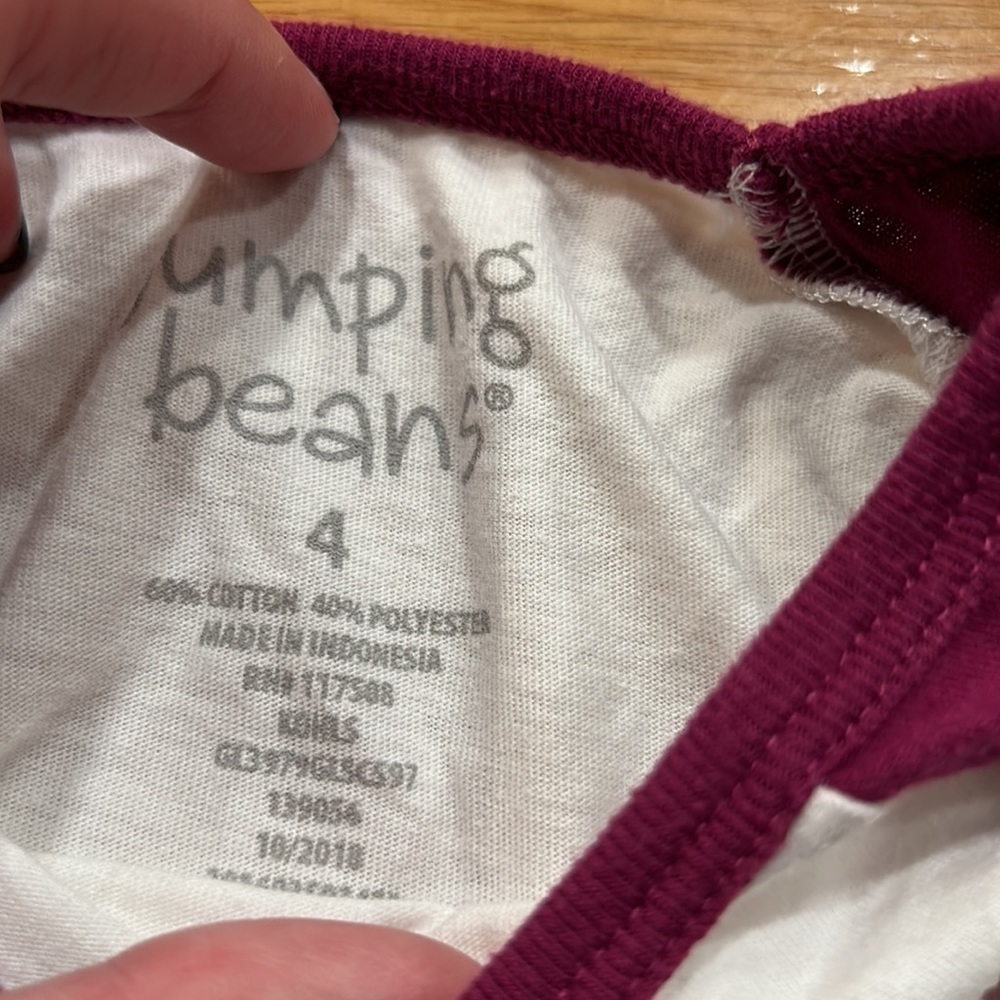 Jumping beans size 4 long sleeve top good condition - Picture 3 of 3